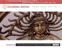 Tablet Screenshot of diamond-lotus.de